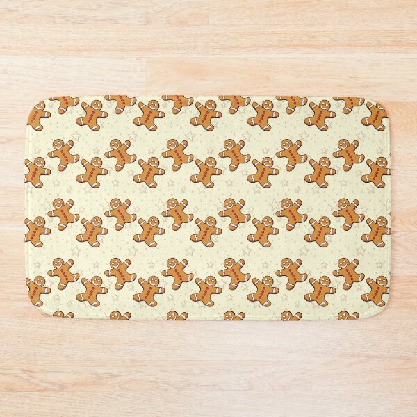 Item preview, Rows of Gingerbread Men Cookies Pattern designed and sold by Trinket-Trickster.