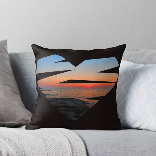 Item preview, Abstract Heart, Sunset Lake designed and sold by AloraDawnEve.