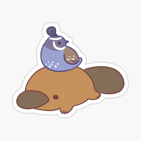 Item preview, platypus quail designed and sold by snowysaur.