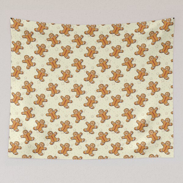 Item preview, Gingerbread Man Cookies Pattern designed and sold by Trinket-Trickster.