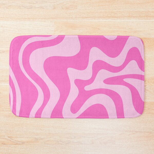 Item preview, Retro Liquid Swirl Abstract Pattern in Y2K Pink Tones designed and sold by kierkegaard.