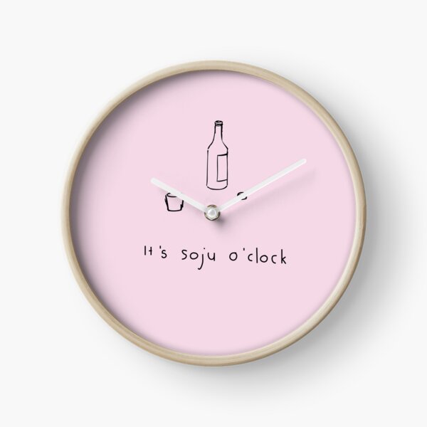 Item preview, It's soju o'clock! - pink - kdrama - kpop designed and sold by heartandseoul.