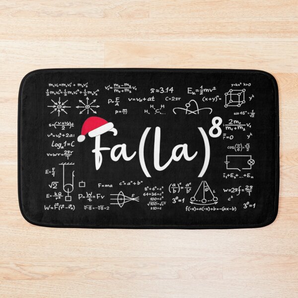 Item preview, Fa La 8 Math Teacher Christmas Fa La La Pajama designed and sold by pinkard.