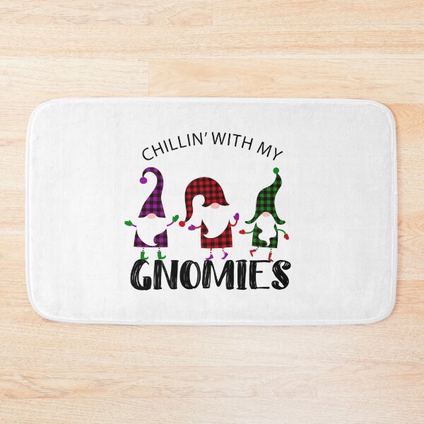 Item preview, Chillin' With My Gnomies Funny Buffalo Plaid designed and sold by SpringMoonPress.