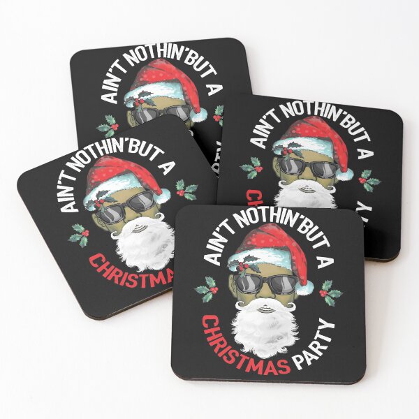 Item preview, Aint Nothin' But A Christmas Party Black African Santa Claus designed and sold by BaseStore.
