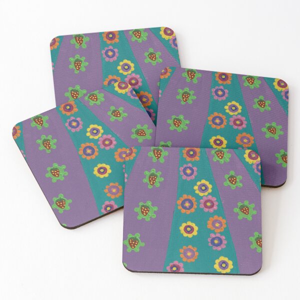 Item preview, Springtime strawberries and flowers designed and sold by waterlily-joy.