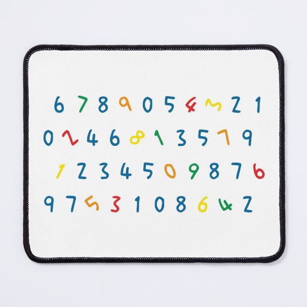 Item preview, Colorful Numbers 0 to 9 designed and sold by CarlottaLai.