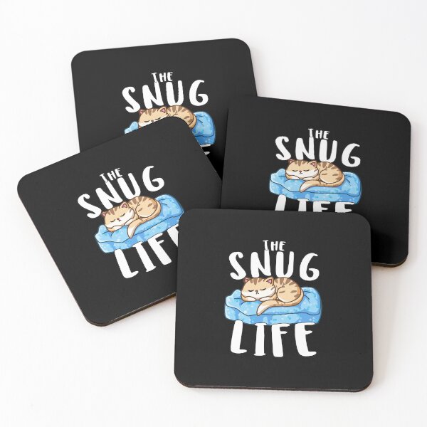 Item preview, Sleeping Cat Snug Life Sleepy Lazy Cats Cute Funny Graphic designed and sold by GO SHIRT-TEE.
