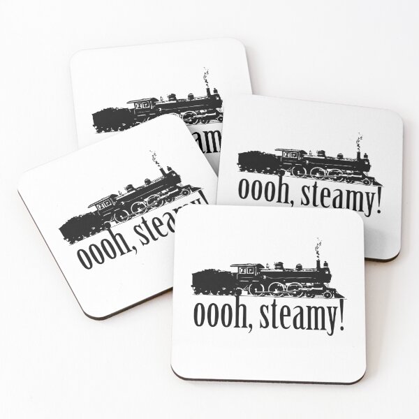 Item preview, Oooh, Steamy! Railway fan I Love Trains designed and sold by ClickForMore.