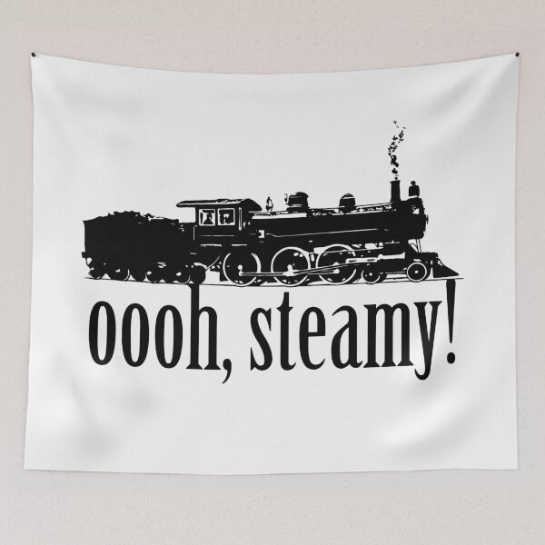 Item preview, Oooh, Steamy! Railway fan I Love Trains designed and sold by ClickForMore.