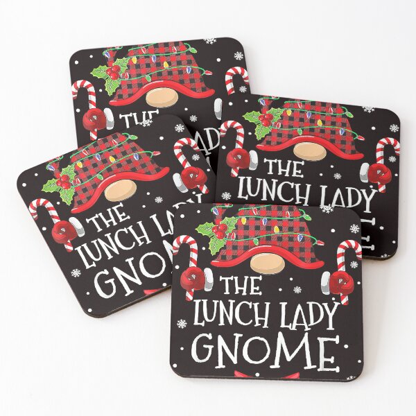Item preview, Lunch Lady Gnome Buffalo Plaid Matching Family Christmas designed and sold by BrandyBare.
