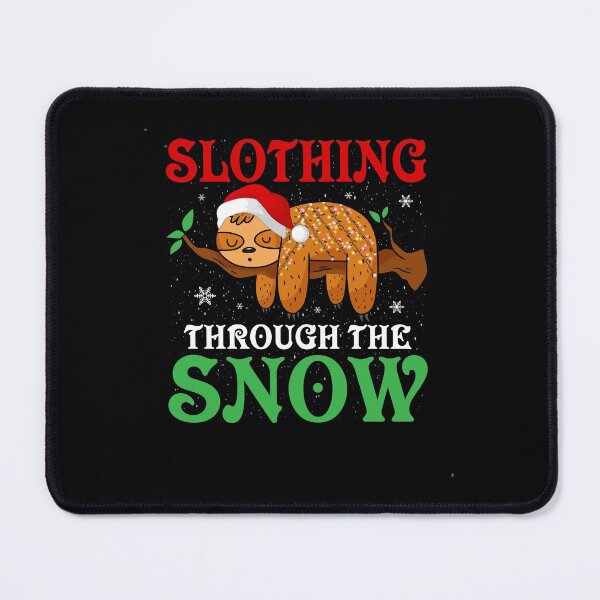 Item preview, Slothing Thru The Snow-cute sloth Christmas gift idea designed and sold by BRtisticDesigns.