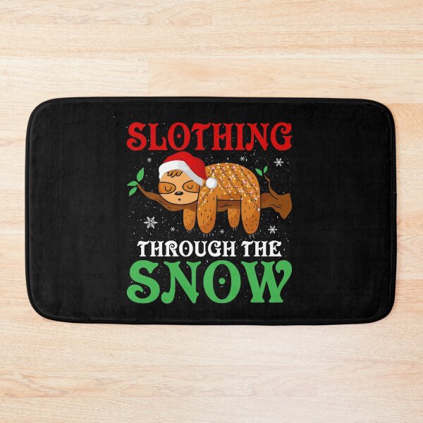 Item preview, Slothing Thru The Snow-cute sloth Christmas gift idea designed and sold by BRtisticDesigns.