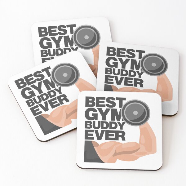 Item preview, Best Gym Buddy Ever designed and sold by LuuDesigns.