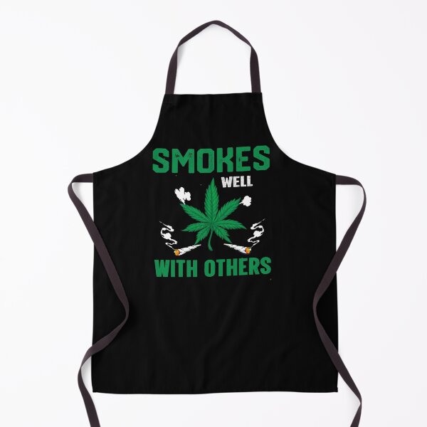 Item preview, Smokes WEll With Others-Funny weed design for adults designed and sold by BRtisticDesigns.