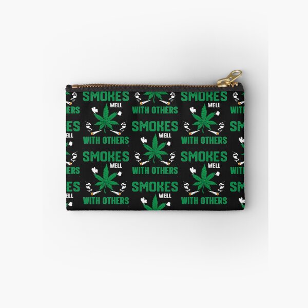 Item preview, Smokes WEll With Others-Funny weed design for adults designed and sold by BRtisticDesigns.