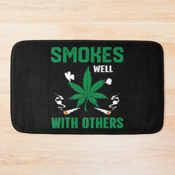 Item preview, Smokes WEll With Others-Funny weed design for adults designed and sold by BRtisticDesigns.