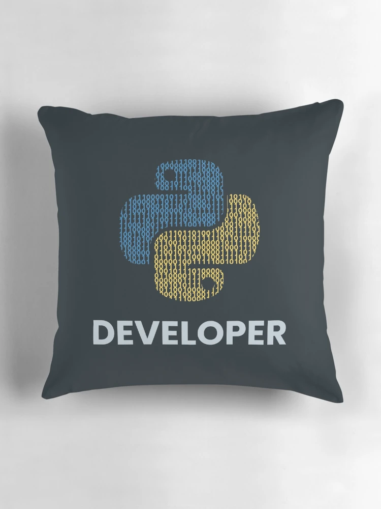 Thumbnail 3 of 4, Pillow, Binary python developer designed and sold by rintosu.
