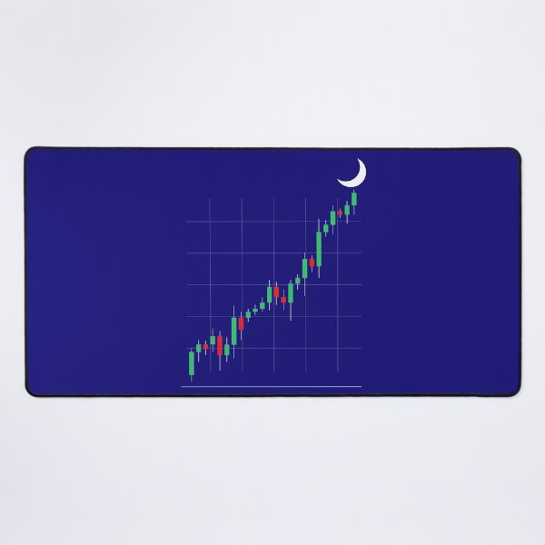 Item preview, Crypto Trading To The Moon Candlesticks designed and sold by iceteeselling.