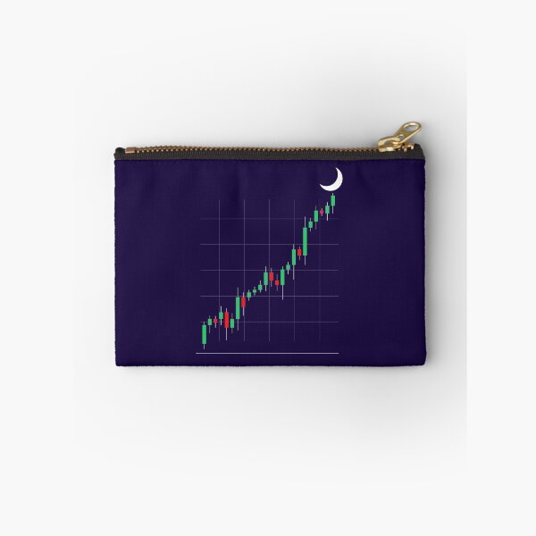 Item preview, Crypto Trading To The Moon Candlesticks designed and sold by iceteeselling.