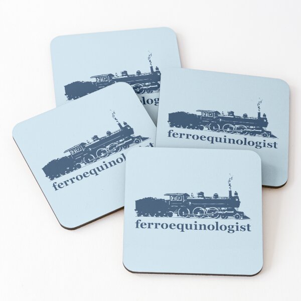 Item preview, Ferroequinologist - Train Enthusiast - Blue Railway Fan designed and sold by ClickForMore.