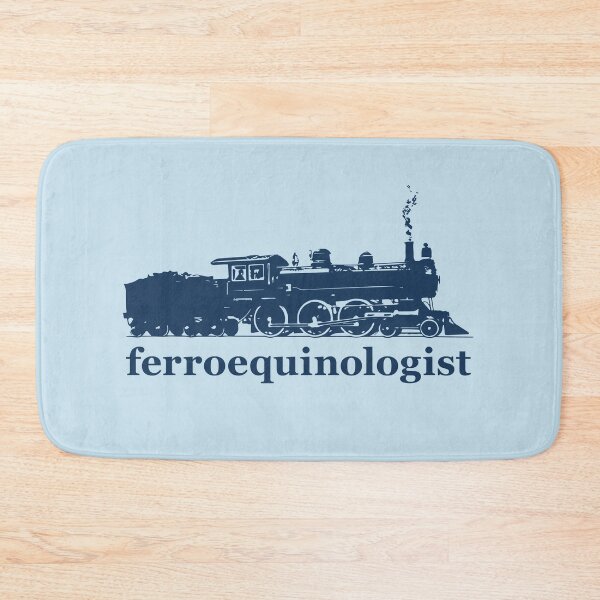 Item preview, Ferroequinologist - Train Enthusiast - Blue Railway Fan designed and sold by ClickForMore.