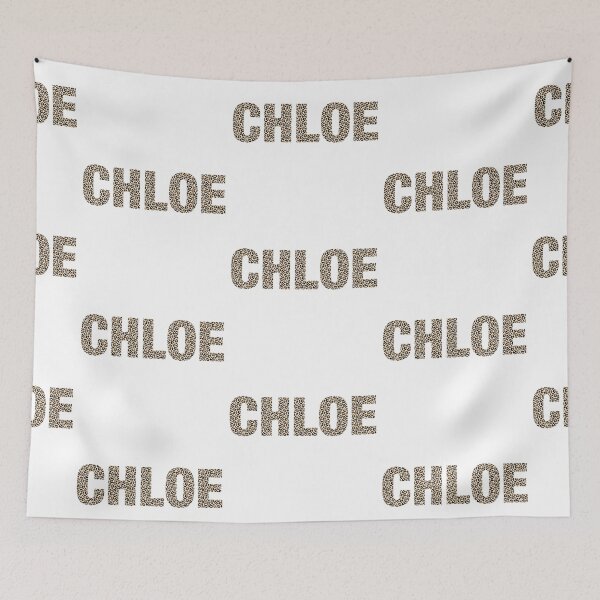 Item preview, Chloe name leopard pattern my name is Chloe gift birthday holiday anniversary Essential Inspiration Joy Mood Funny designed and sold by DesignByHeartUK.