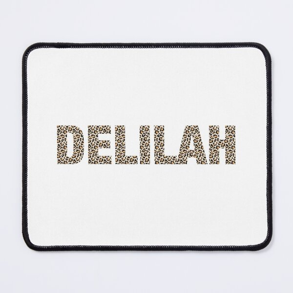 Item preview, Delilah name leopard pattern my name is Delilah gift birthday holiday anniversary Essential Inspiration Joy Mood Funny designed and sold by DesignByHeartUK.