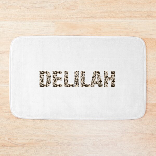 Item preview, Delilah name leopard pattern my name is Delilah gift birthday holiday anniversary Essential Inspiration Joy Mood Funny designed and sold by DesignByHeartUK.
