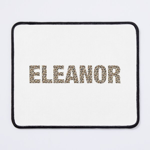 Item preview, Eleanor name leopard pattern my name is Eleanor gift birthday holiday anniversary Essential Inspiration Joy Mood Funny designed and sold by DesignByHeartUK.