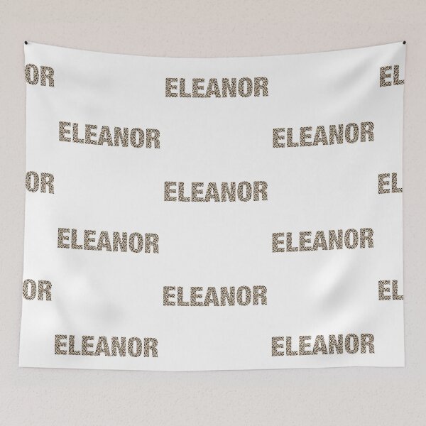 Item preview, Eleanor name leopard pattern my name is Eleanor gift birthday holiday anniversary Essential Inspiration Joy Mood Funny designed and sold by DesignByHeartUK.