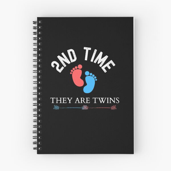 Item preview, Copy of 2nd second time mom 2nd second time Dad they are twins funny pregnancy, gift pregnant designed and sold by wi trendshop.