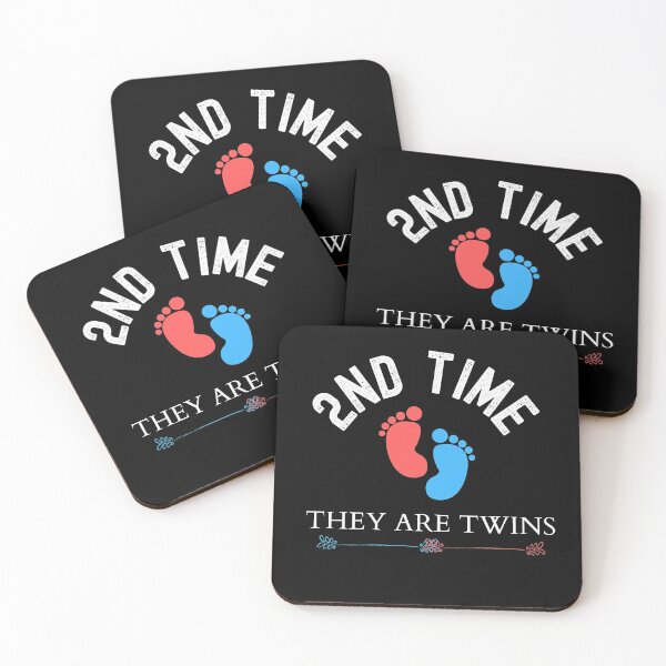 Item preview, Copy of 2nd second time mom 2nd second time Dad they are twins funny pregnancy, gift pregnant designed and sold by wi trendshop.