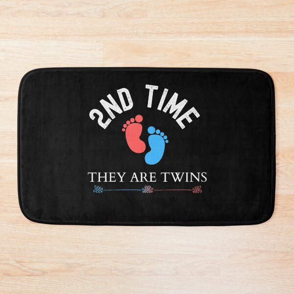 Item preview, Copy of 2nd second time mom 2nd second time Dad they are twins funny pregnancy, gift pregnant designed and sold by wi trendshop.