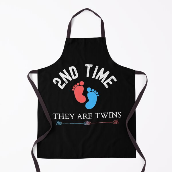 Item preview, Copy of 2nd second time mom 2nd second time Dad they are twins funny pregnancy, gift pregnant designed and sold by wi trendshop.