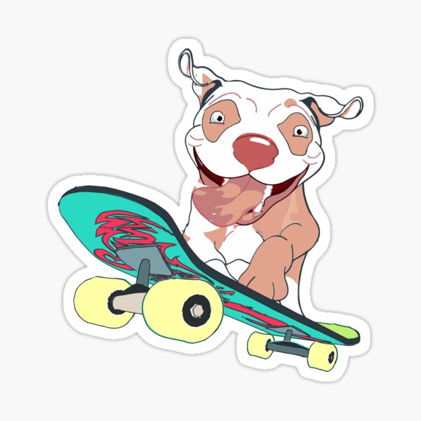 ENJOI DOG STICKER Enjoi 4 in x 1.75 in Enjoi Dog Poo Skateboarding Decal 