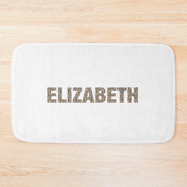 Item preview, Elizabeth name leopard pattern my name is Elizabeth gift birthday holiday anniversary Essential Inspiration Joy Mood Funny designed and sold by DesignByHeartUK.