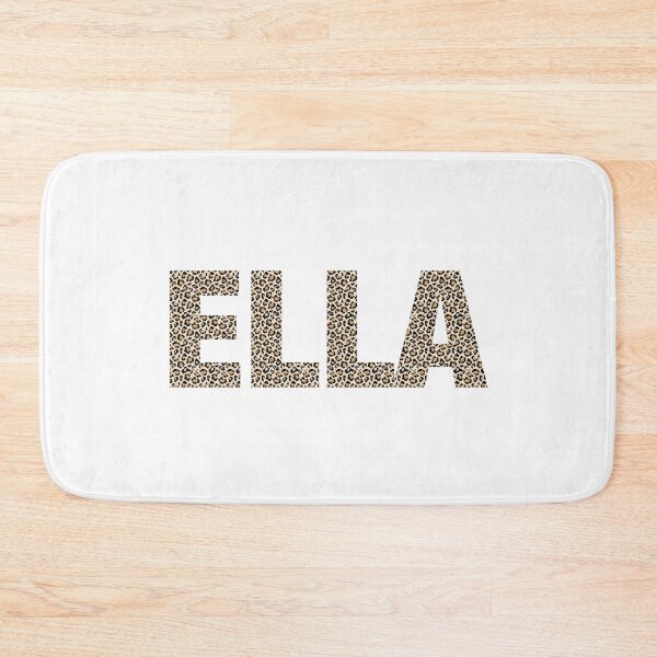 Item preview, Ella name leopard pattern my name is Ella gift birthday holiday anniversary Essential Inspiration Joy Mood Funny designed and sold by DesignByHeartUK.