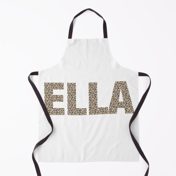 Item preview, Ella name leopard pattern my name is Ella gift birthday holiday anniversary Essential Inspiration Joy Mood Funny designed and sold by DesignByHeartUK.