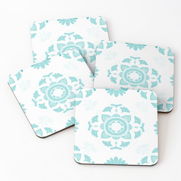 Item preview, Winter Chinoiserie Floral in Blue and White designed and sold by AlteredAtelier.