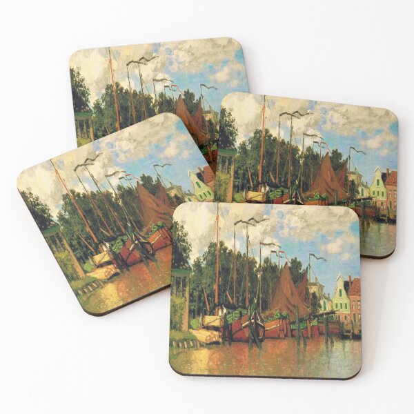 Item preview, Boats at Zaandam-Claude Monet designed and sold by LumiereSasha.