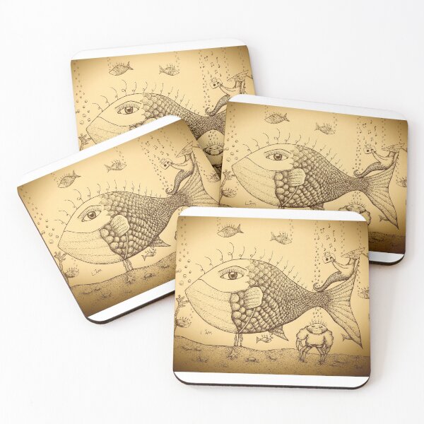 Item preview, Masked Fish and Friends designed and sold by Laurie Miller.