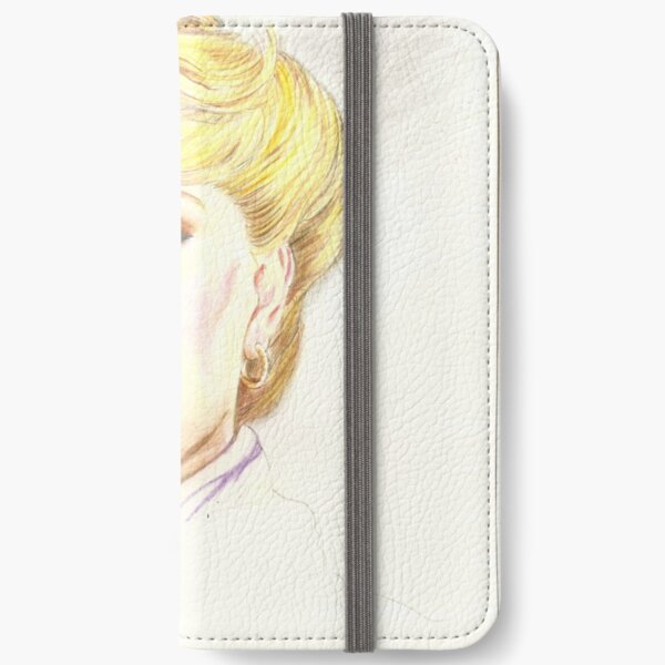 Blond with french twist iPhone Wallet