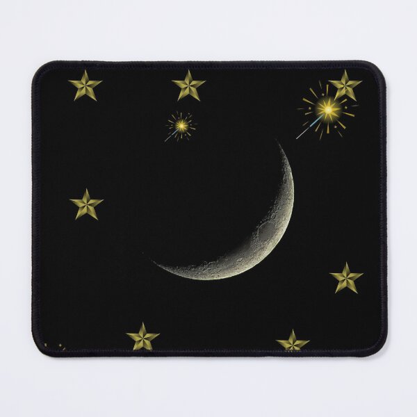 Item preview, Black White  Gold Moon & Star designed and sold by Kawi531.