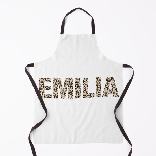 Item preview, Emilia name leopard pattern my name is Emilia gift birthday holiday anniversary Essential Inspiration Joy Mood Funny designed and sold by DesignByHeartUK.