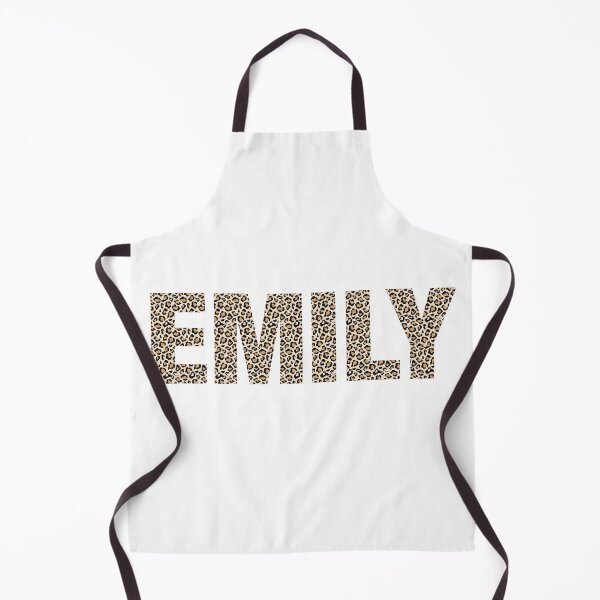 Artikelvorschau, Emily name leopard pattern my name is Emily gift birthday holiday anniversary Essential Inspiration Joy Mood Funny entworfen und verkauft von DesignByHeartUK.