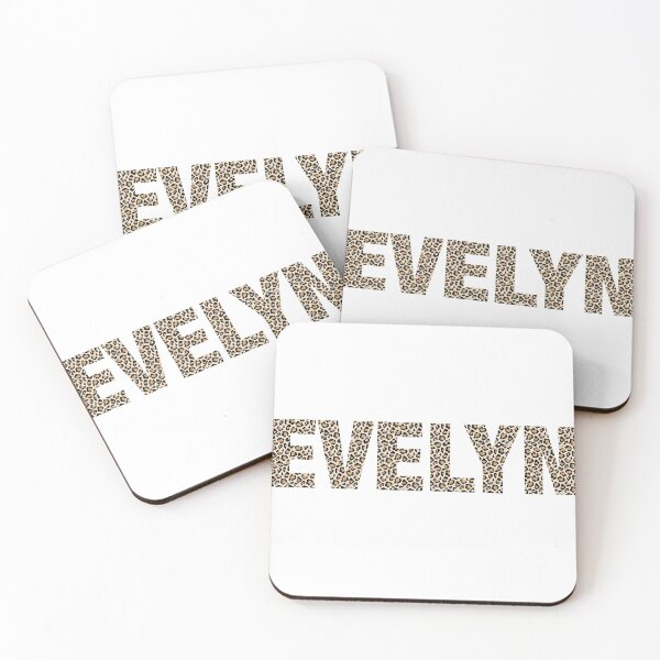 Item preview, Evelyn name leopard pattern my name is Evelyn gift birthday holiday anniversary Essential Inspiration Joy Mood Funny designed and sold by DesignByHeartUK.