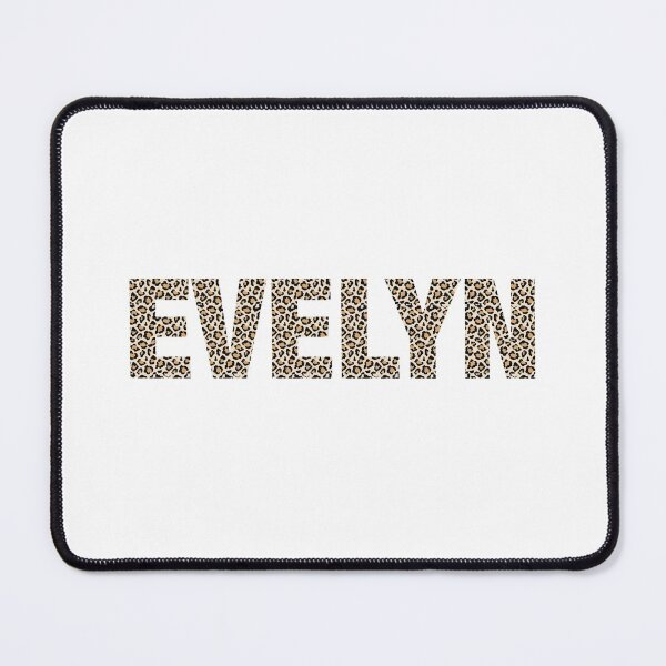Item preview, Evelyn name leopard pattern my name is Evelyn gift birthday holiday anniversary Essential Inspiration Joy Mood Funny designed and sold by DesignByHeartUK.
