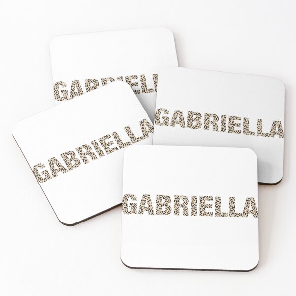 Item preview, Gabriella name leopard pattern my name is Gabriella gift birthday holiday anniversary Essential Inspiration Joy Mood Funny designed and sold by DesignByHeartUK.