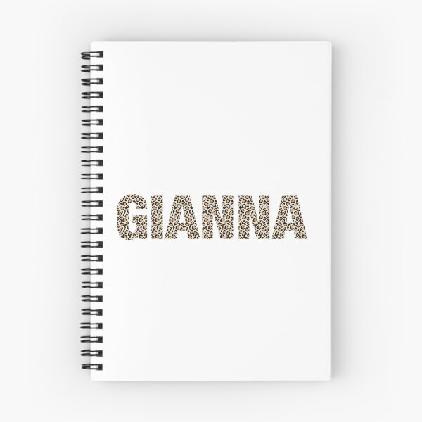 Item preview, Gianna name leopard pattern my name is Gianna gift birthday holiday anniversary Essential Inspiration Joy Mood Funny designed and sold by DesignByHeartUK.